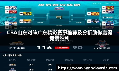 CBA山东对阵广东精彩赛事推荐及分析助你赢得竞猜胜利