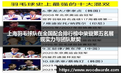 上海羽毛球队在全国配合排行榜中荣登第五名展现实力与团队默契